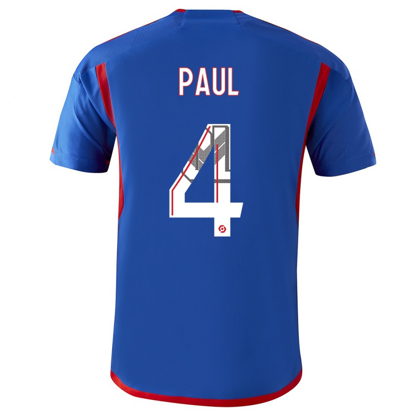 Damen Paul Akouokou #0 Blau Rot Auswärtstrikot Trikot 2023/24 T-Shirt Schweiz