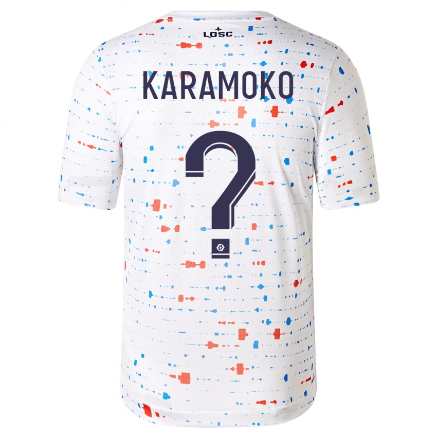 Damen Ibrahim Karamoko #0 Weiß Auswärtstrikot Trikot 2023/24 T-Shirt Schweiz