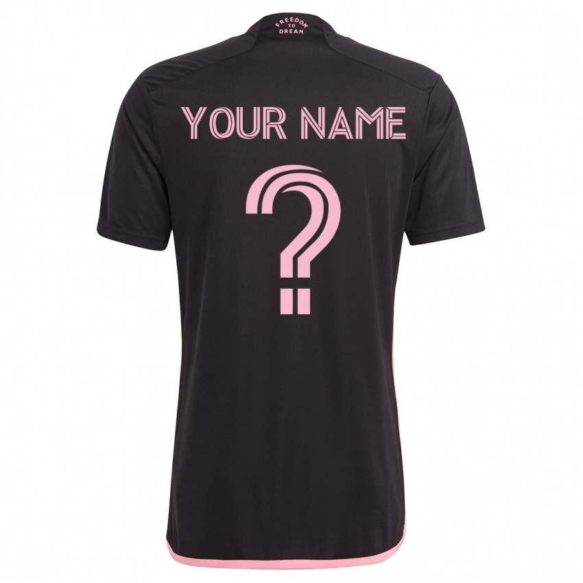 Femme Maillot Votre Nom #0 Noir Tenues Extérieur 2023/24 T-Shirt Suisse