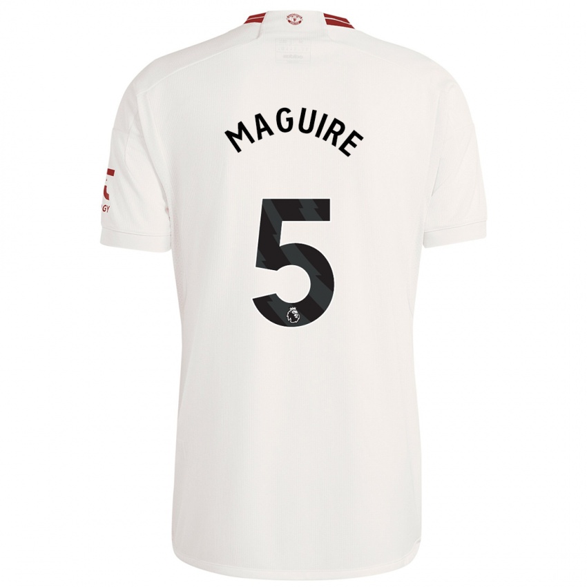 Damen Harry Maguire #5 Weiß Ausweichtrikot Trikot 2023/24 T-Shirt Schweiz