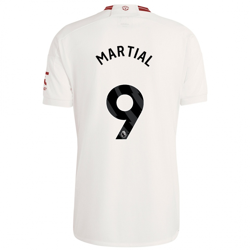 Damen Anthony Martial #9 Weiß Ausweichtrikot Trikot 2023/24 T-Shirt Schweiz