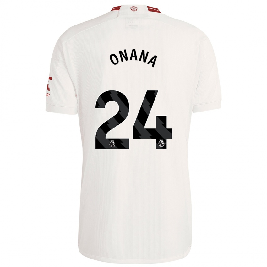 Damen André Onana #24 Weiß Ausweichtrikot Trikot 2023/24 T-Shirt Schweiz
