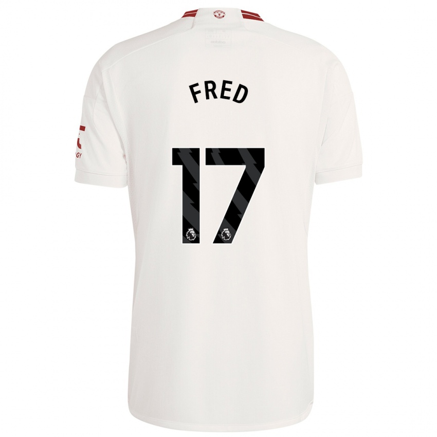 Damen Fred #17 Weiß Ausweichtrikot Trikot 2023/24 T-Shirt Schweiz