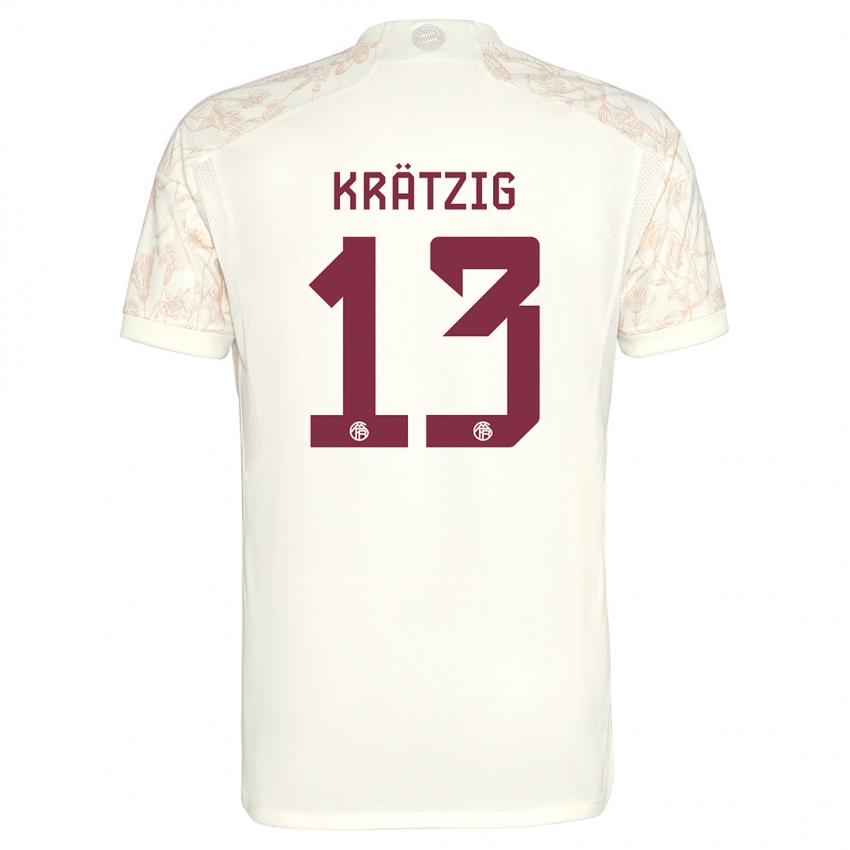 Damen Frans Krätzig #13 Cremefarben Ausweichtrikot Trikot 2023/24 T-Shirt Schweiz