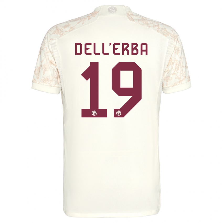 Damen Davide Dell'erba #19 Cremefarben Ausweichtrikot Trikot 2023/24 T-Shirt Schweiz
