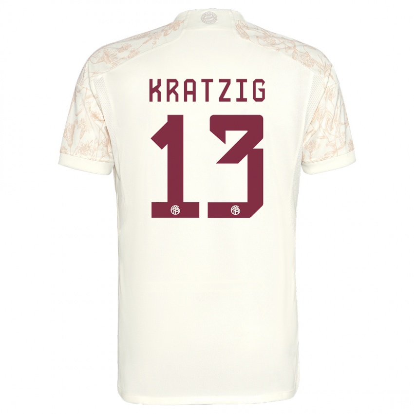 Damen Frans Kratzig #13 Cremefarben Ausweichtrikot Trikot 2023/24 T-Shirt Schweiz