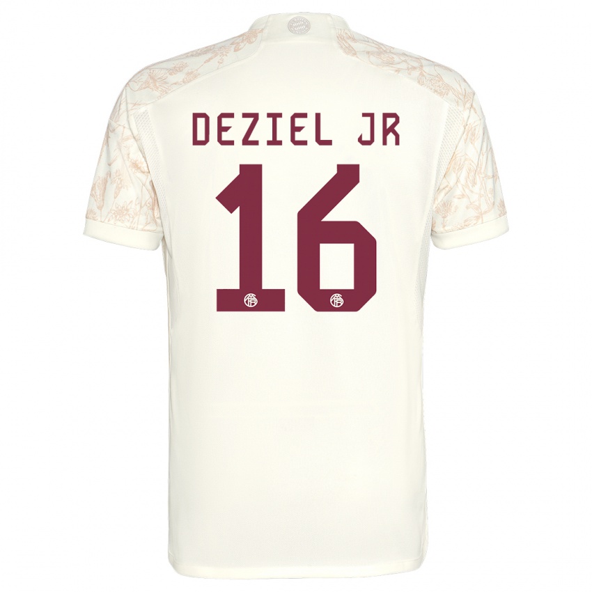 Damen Robert Deziel Jr #16 Cremefarben Ausweichtrikot Trikot 2023/24 T-Shirt Schweiz