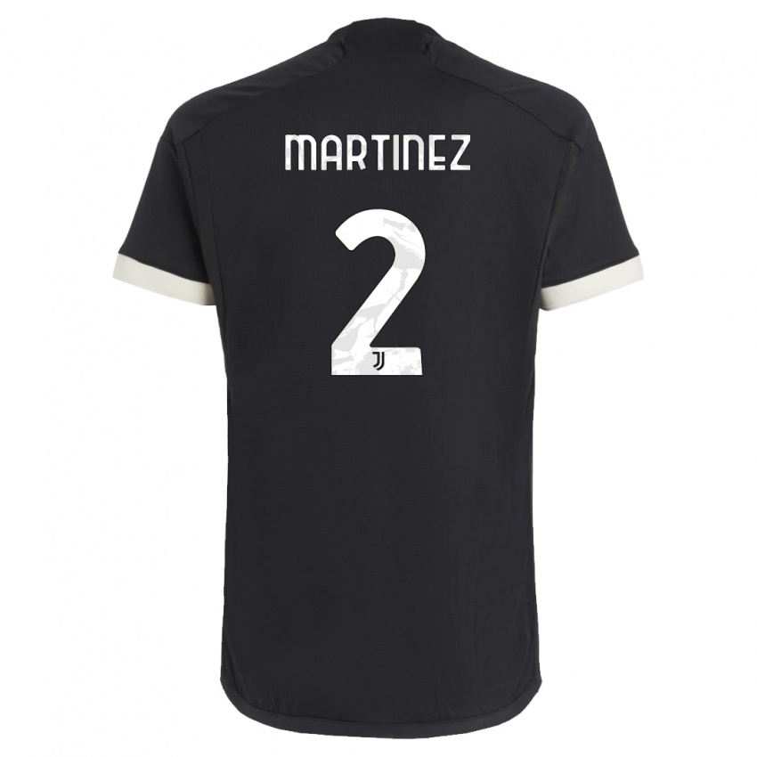 Damen Bruno Martinez #2 Schwarz Ausweichtrikot Trikot 2023/24 T-Shirt Schweiz