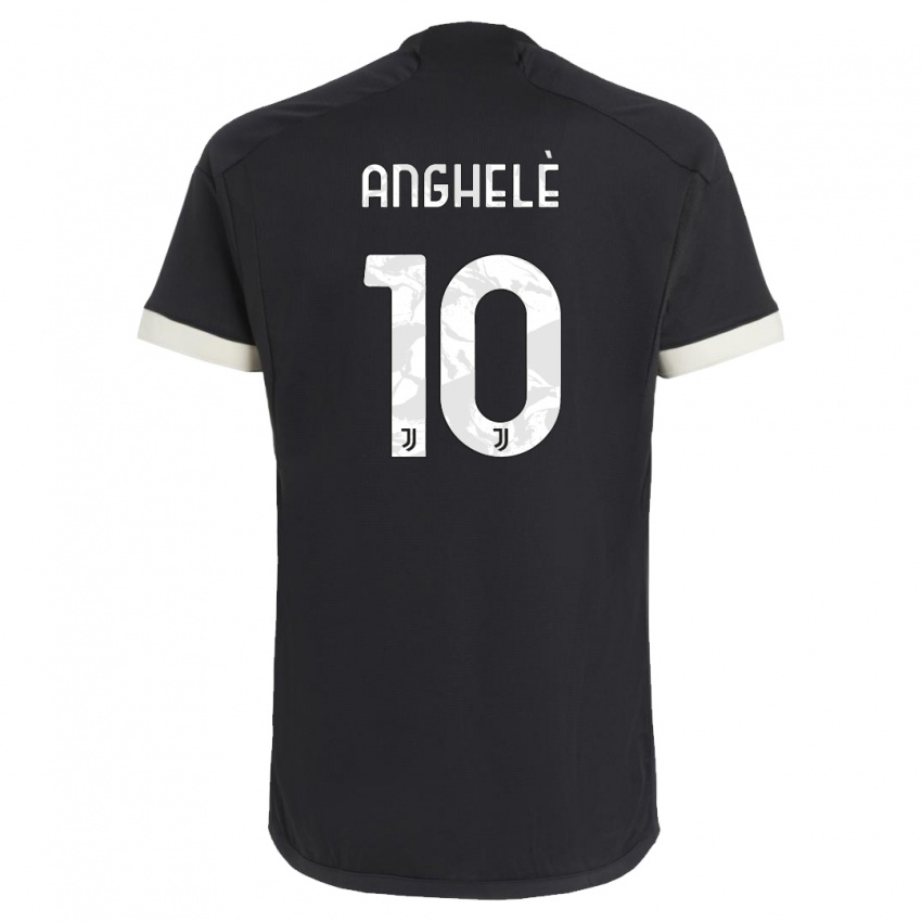 Damen Lorenzo Anghelè #10 Schwarz Ausweichtrikot Trikot 2023/24 T-Shirt Schweiz