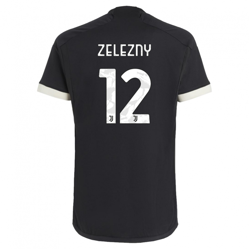 Damen Radoslaw Zelezny #12 Schwarz Ausweichtrikot Trikot 2023/24 T-Shirt Schweiz