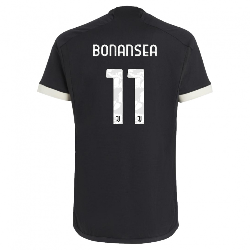 Damen Barbara Bonansea #11 Schwarz Ausweichtrikot Trikot 2023/24 T-Shirt Schweiz