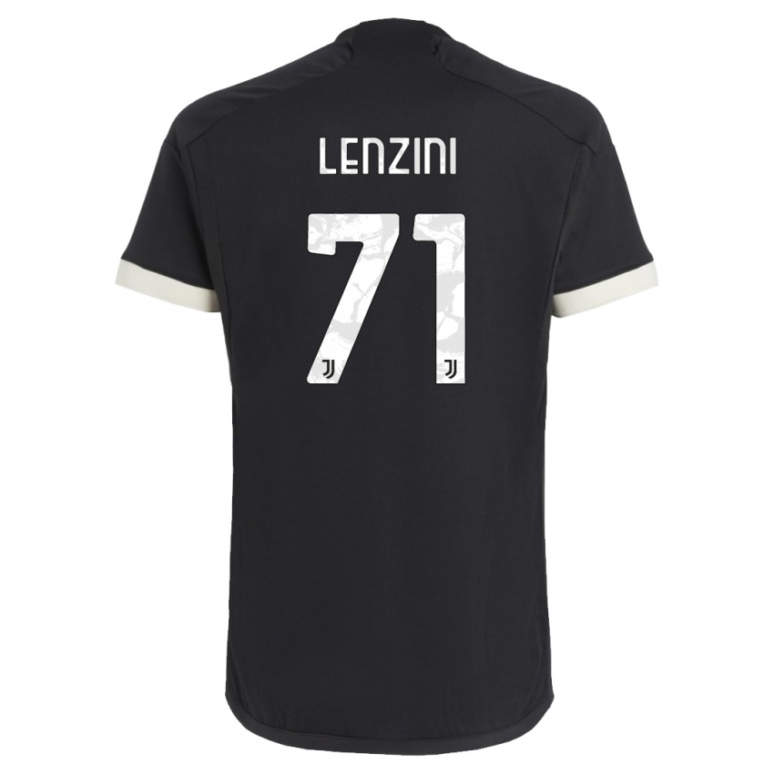 Damen Martina Lenzini #71 Schwarz Ausweichtrikot Trikot 2023/24 T-Shirt Schweiz