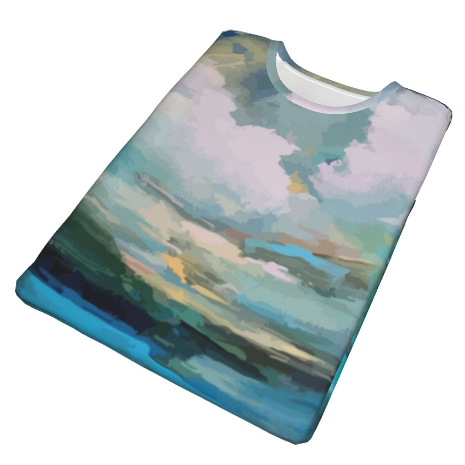 T-shirt Suisse Classique Nuages Sur Le Lac Peinture Elements