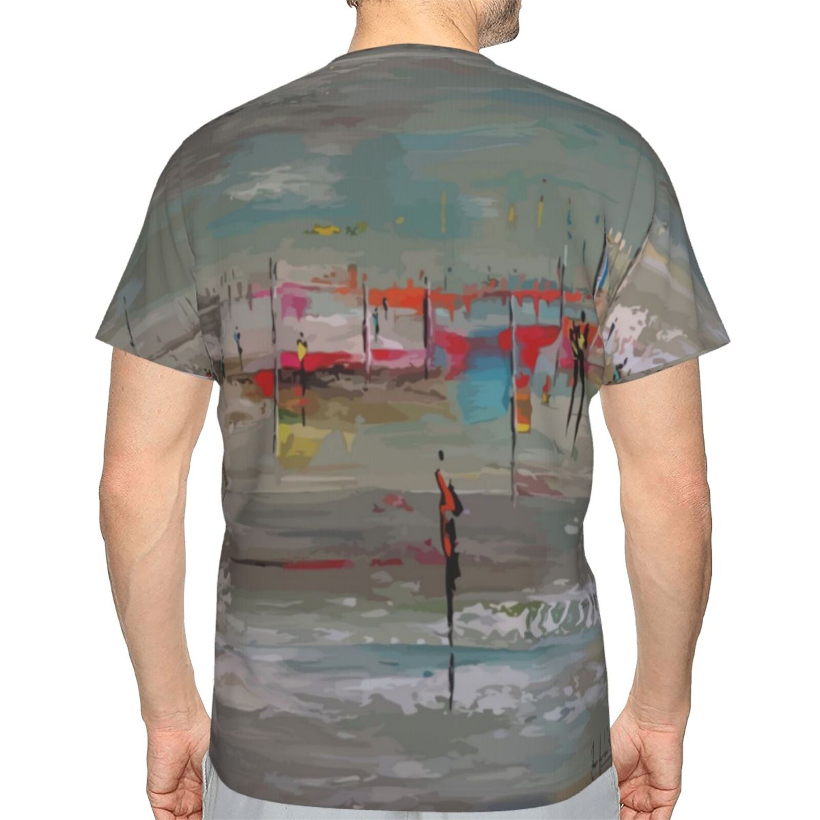 T-shirt Suisse Classique Éléments De Peinture Au Gre Des Marees