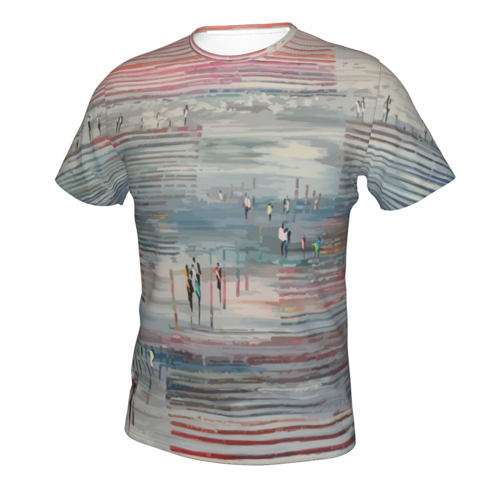 T-shirt Suisse Classique à Rayures Et éléments De Peinture