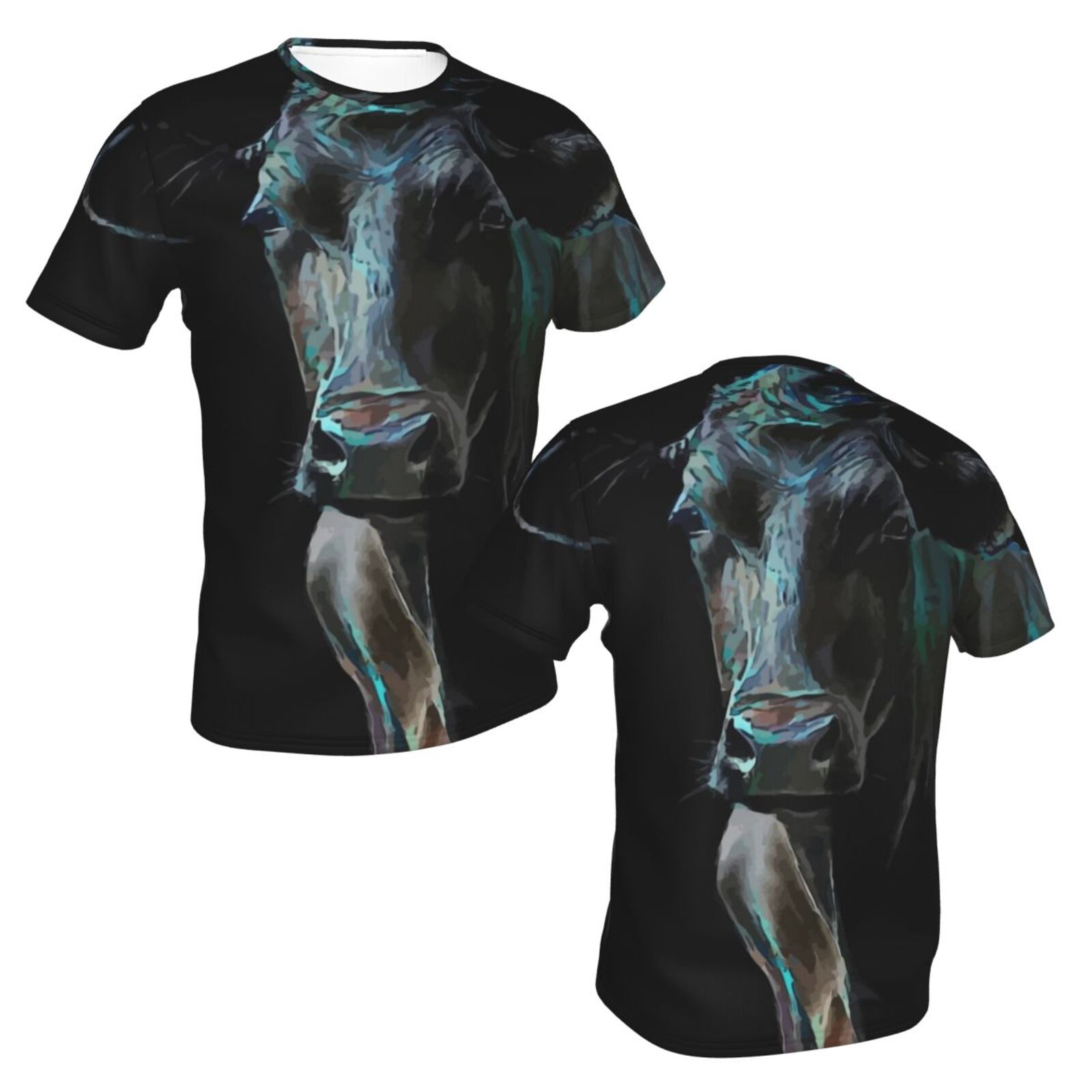 T-shirt Suisse Classique Vaca Premium Éléments Multimédias Mixtes
